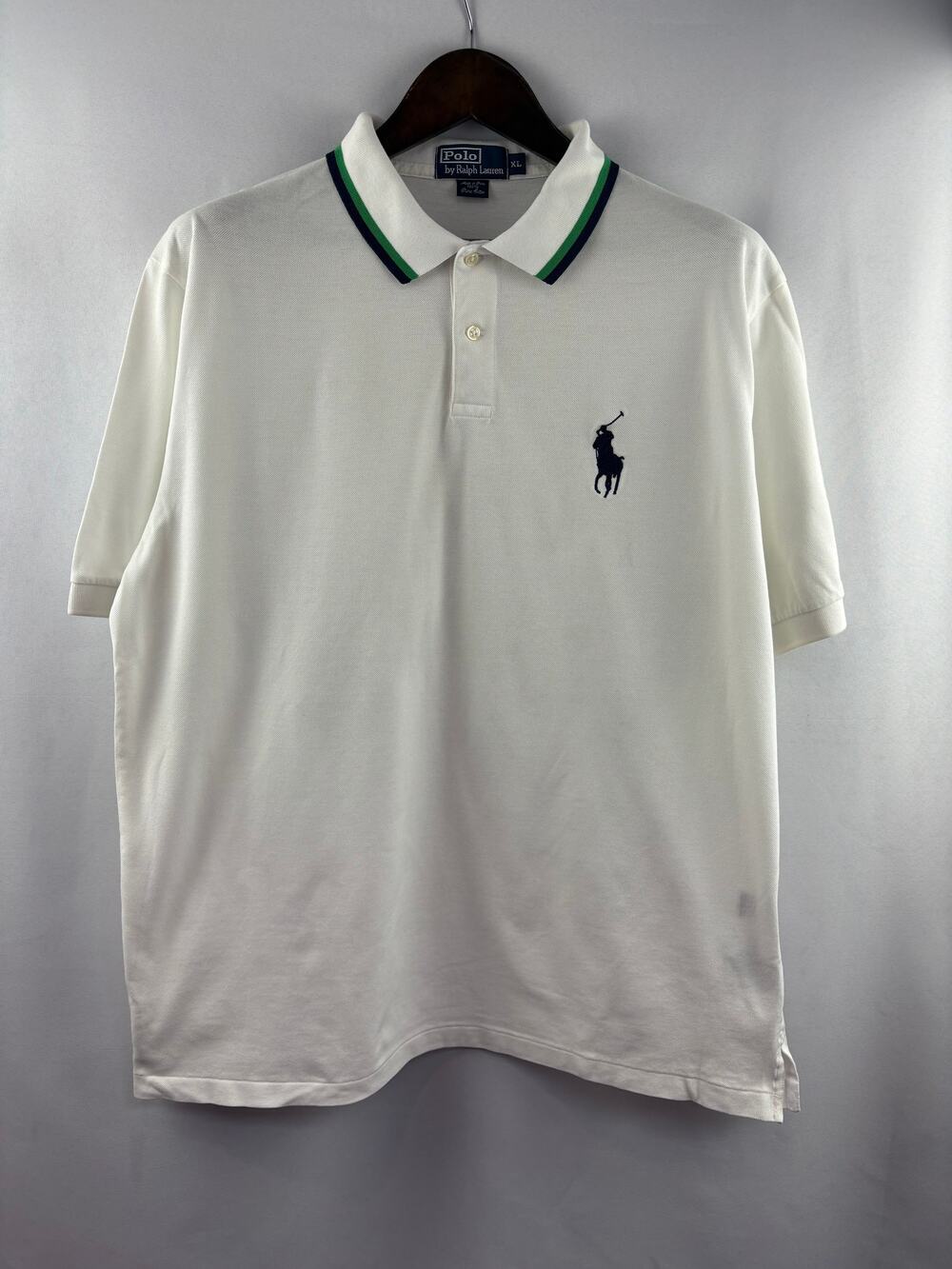 Men’s Polo Ralph Lauren XL White Polo Shirt